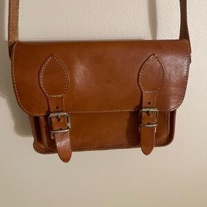 Greek Brown Genuine Leather Bag